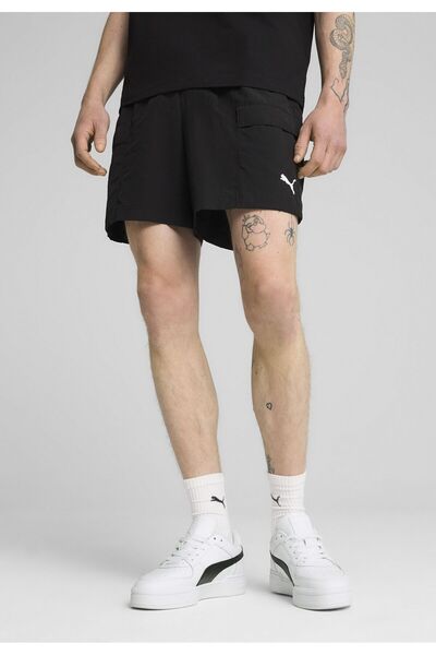 Puma Pánské kraťasy s kapsáčovým vzorem Essentials, velikost 6"