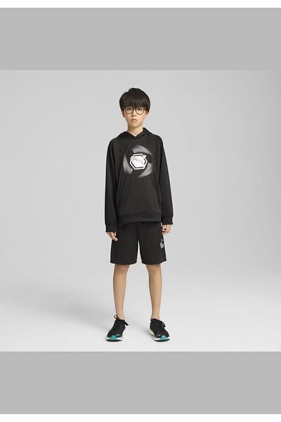 Puma Αθλητικά Φούτερ με Κουκούλα με Γραφικά Πολυεστέρα για Νεανική Χρήση