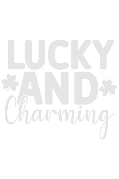 StoryGift Romania Sticker Eticheta 40CM Exterior cu trifoi si textul "Lucky a...