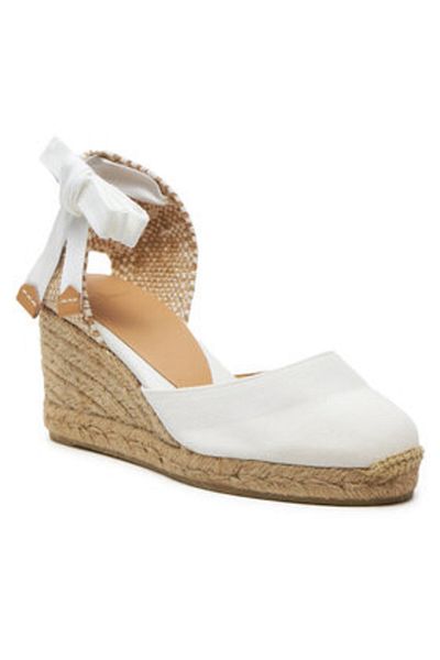 Castaner espadrile de damă 20964 albe