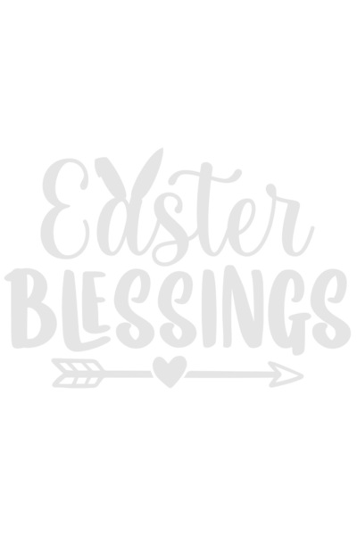 StoryGift Romania Sticker Adeziv 90CM Exterior cu urechi de iepuras si inima cu mesajul "Easter blessings" - bin