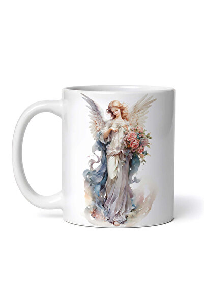 OEM Cană albă personalizată, Îngerul Femeilor, INOVATIX®. 330ml