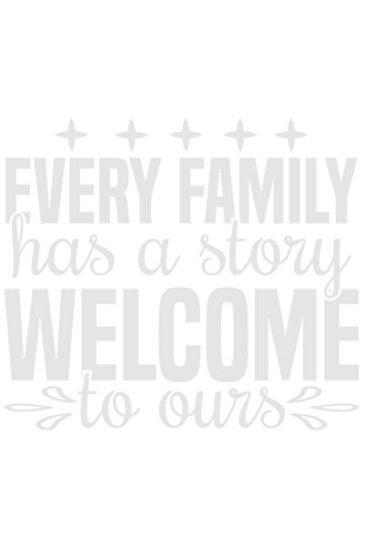 StoryGift Romania Sticker Adeziv 90CM Exterior cu stelute si textul "Every fa...