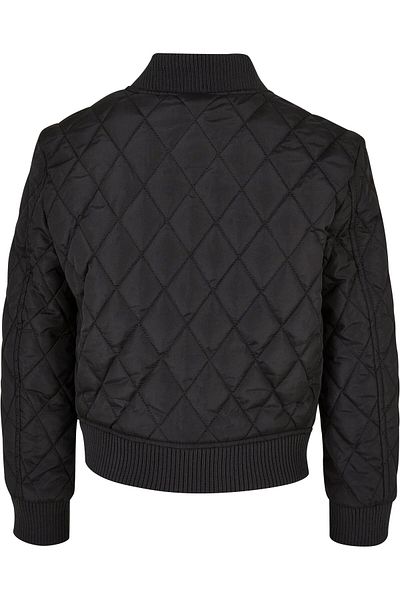 Urban Classics Damen Girls Diamond Quilted Nylon Jacket