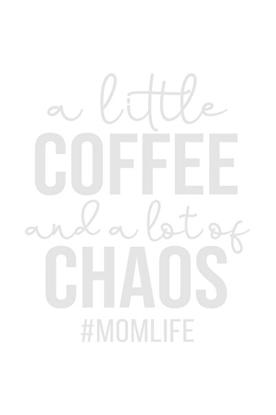 StoryGift Romania Sticker Adeziv 90CM Exterior pentru mamele care au parte de haos acasa si abia apuca sa bea pu