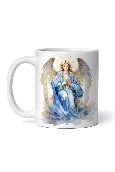 OEM Cană albă personalizată, Înger cu aripi, INOVATIX®. 330ml