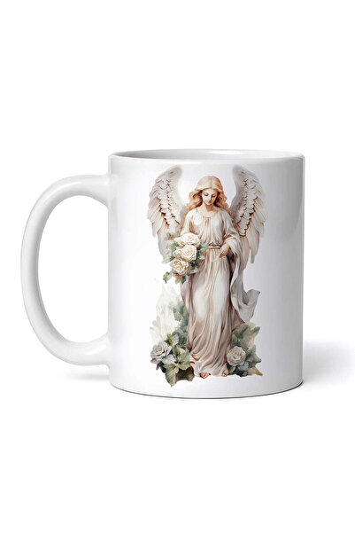 OEM Cană albă personalizată, Îngerul Cerului, INOVATIX®. 330ml