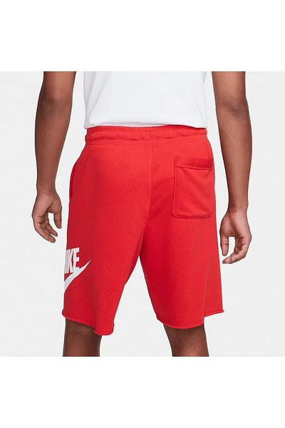 Nike Club Alumni Men's Red Cotton Casual Shorts