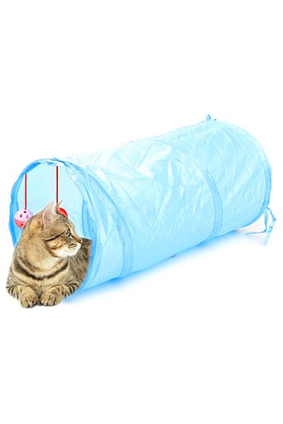 OEM Tunnel cat toy, length 50 cm, blue color