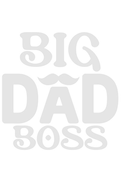 StoryGift Romania Sticker Exterior pentru un tata care este mare patron/sef , Vinyl Alb, 90 cm