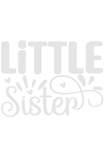 StoryGift Romania Sticker Autocolant 30CM Exterior pentru o sora mai mica iub...