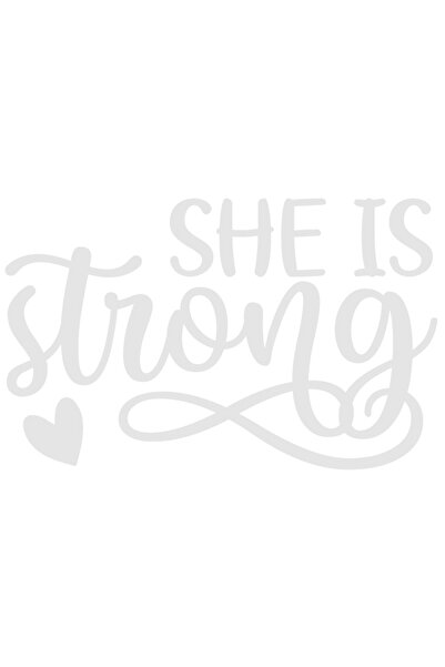 StoryGift Romania Sticker Autocolant 30CM Exterior cu inimioara pentru o femeie puternica - trece peste obstacol