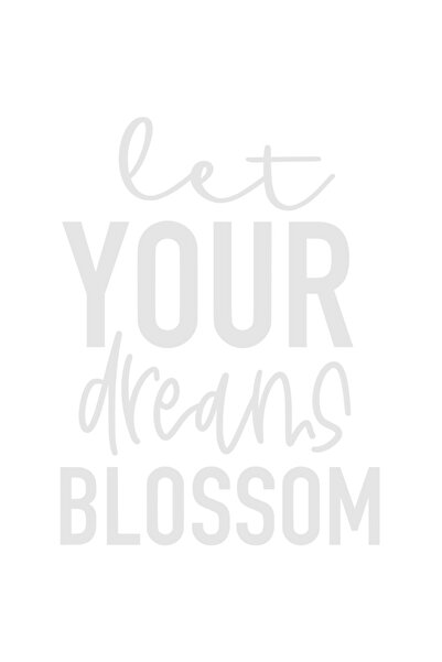 StoryGift Romania Sticker Autocolant 30CM Exterior cu mesajul "Let your dream...