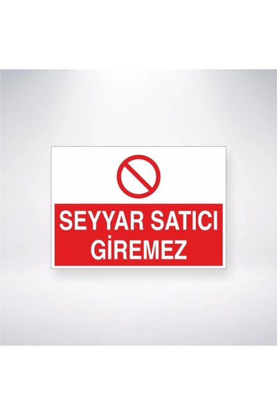 Reysa Tasarım Mobile Vendor Cannot Enter Sticker 20X28 cm