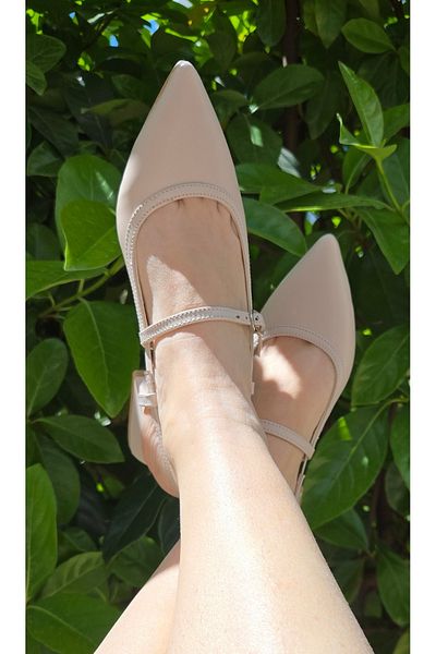 shopcolic 644 Buckle Short Heel Mangomod Women's Shoes