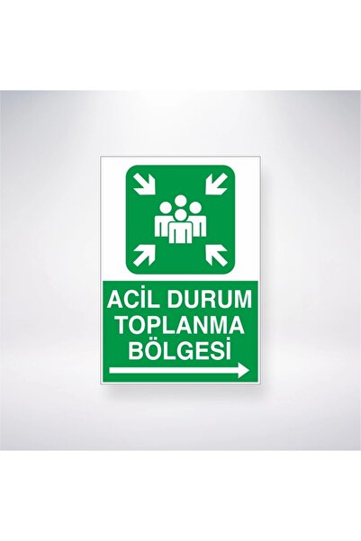 Reysa Tasarım Emergency Collection Area --> Sticker 20X28 cm
