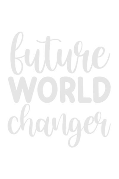 StoryGift Romania Sticker Exterior cu textul in limba engleza "Future world c...