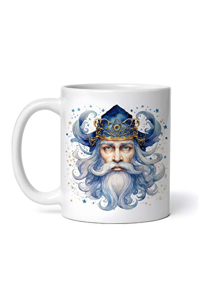 OEM Cană albă personalizată, Coroana Vrăjitorului, INOVATIX®. 330ml