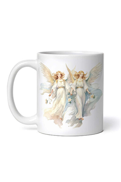 OEM Cană albă personalizată, Îngeri, INOVATIX®. 330ml