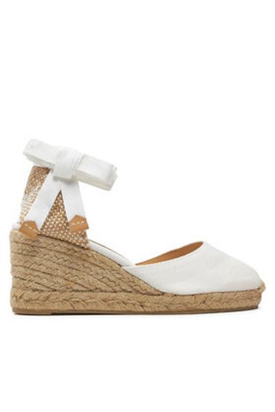 Castaner espadrile de damă 20964 albe