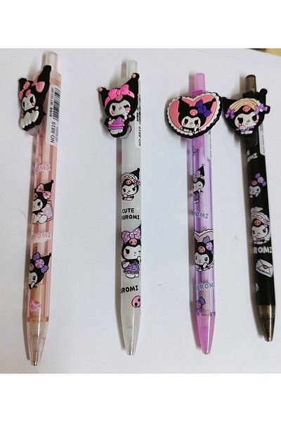 ada çanta kırtasiye 0.7 Tip Pencil with Kuromi Figure (4 Pcs)