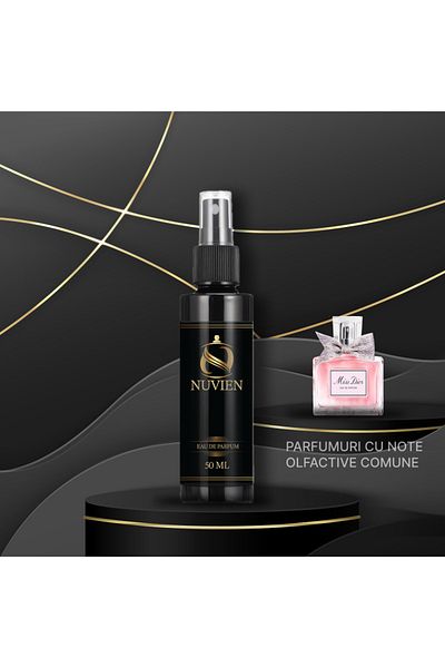 Nuvien Apa de parfum, 50 ml - 115, inspirat din Miss Dio3
