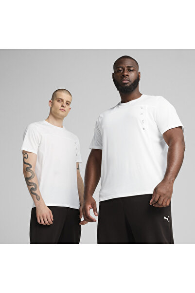 Puma Ανδρικό κοντομάνικο μπλουζάκι M TAD TECH Triblend Tee White