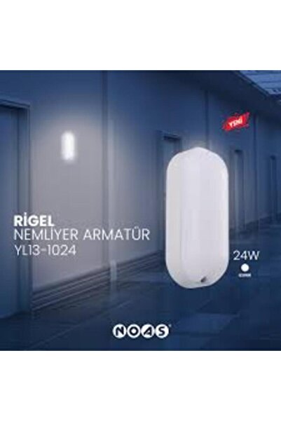 Noas 24w Noas Rigel Nemliyer Led Armatür Beyaz Işık