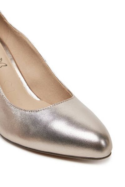 Caprice pantofi cu toc pentru femei 9-22402-44 aurii