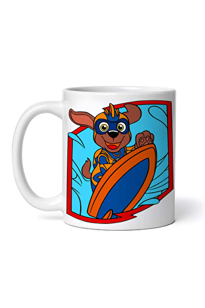 OEM Εξατομικευμένη λευκή κούπα, Paw Patrol Zuma navigator, INOVATIX®. 330ml