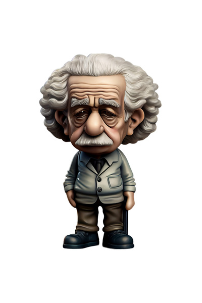 StoryGift Romania Sticker Autocolant 70CM Cu Albert Einstein, Om De Stiinta, ...