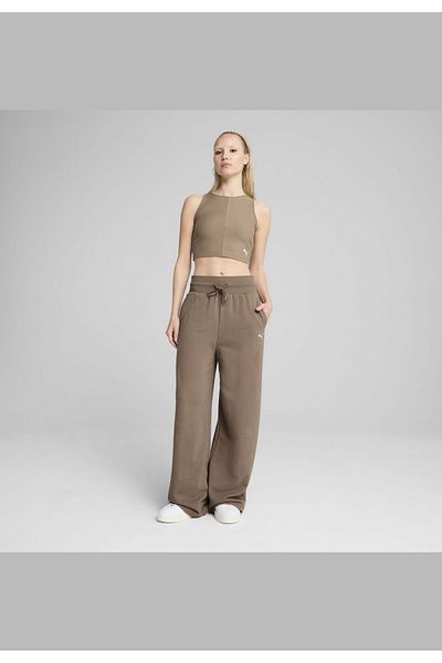 Puma Základní kousky šatníku Ženský žebrovaný crop top