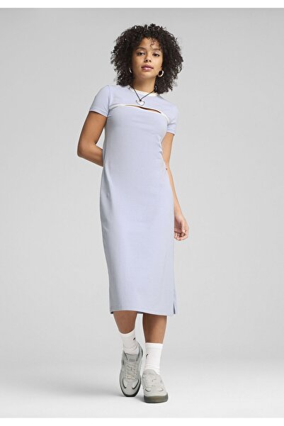 Puma WARDROBE Essentials Midi Cut-Out Dress Women