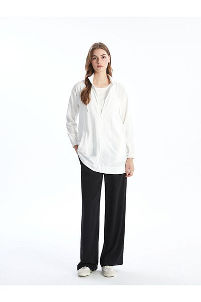 LC Waikiki Hooded Plain Oversize Women's Tunic