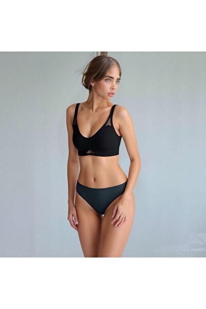 White Velvet Bralette de culoare neagră, fără sudură, tăiate cu laser, cu bre...