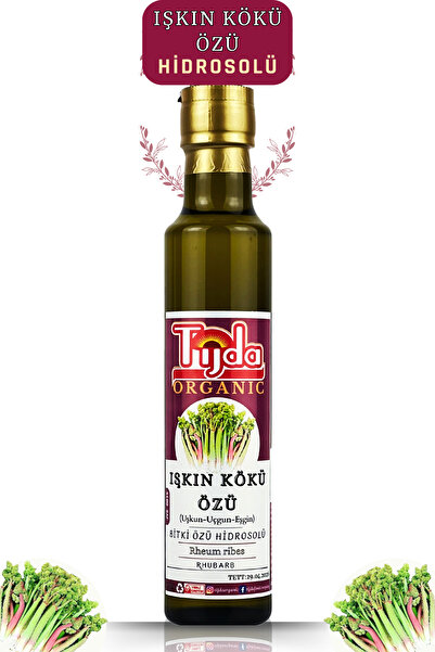 TİJDA Işkın Kökü Özü Hidrosolü 250 ml Işgın Kökü, Rheum ribes, Işkın root hyd...