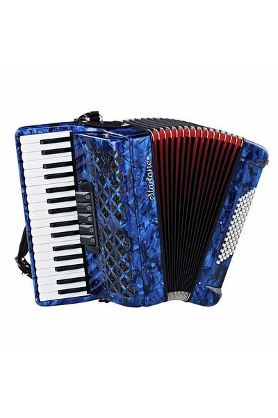 Startone Accordion 72 bass blue Startone Piano Accordion 72 Blue MKII