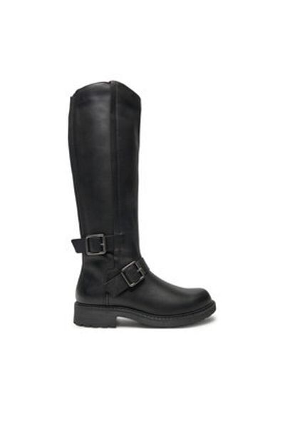 CLARKS Women's Boots black CLARKS-26179096 318 BLACK LEATHER