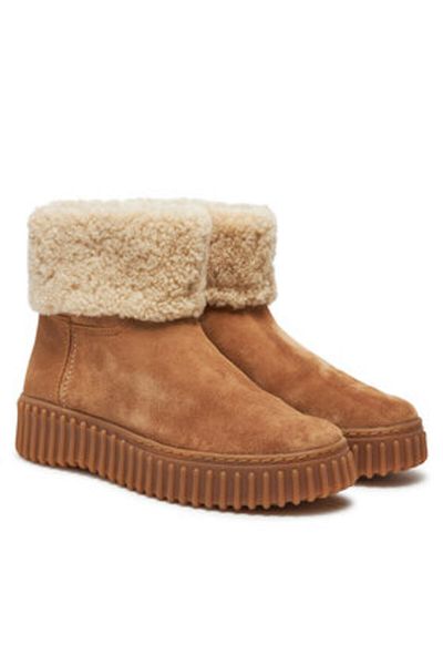 CLARKS women's ankle boots 26179563 brown