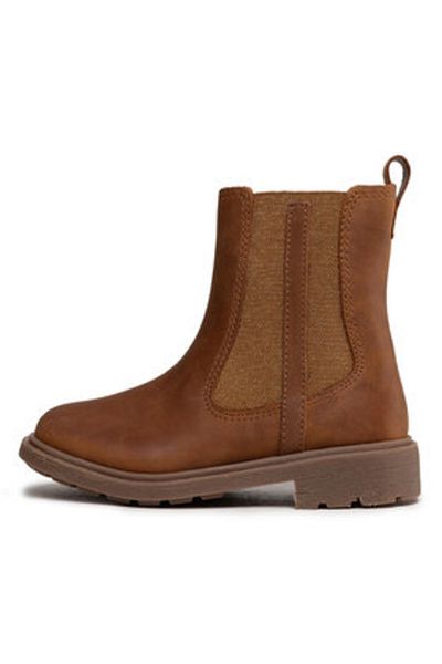 CLARKS girls' ankle boots 261541686 brown
