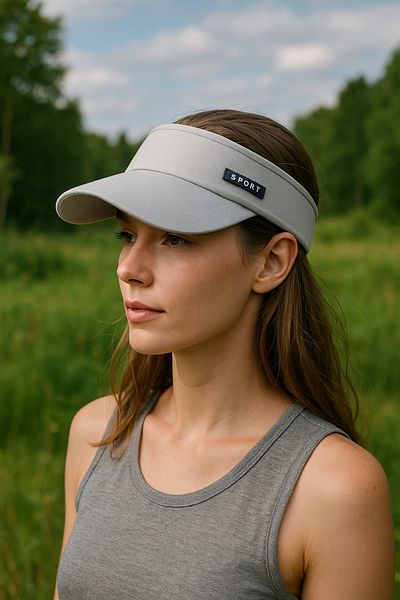 WOHOME Visor Open Cap Half Hat -Sport Detailed