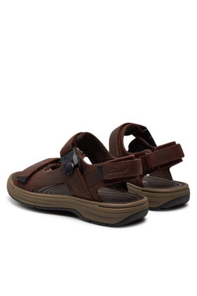 CLARKS Sandale bărbătești maro CLARKS-SALTWAY TRAIL MARO ÎNCHIS LEA 26176905