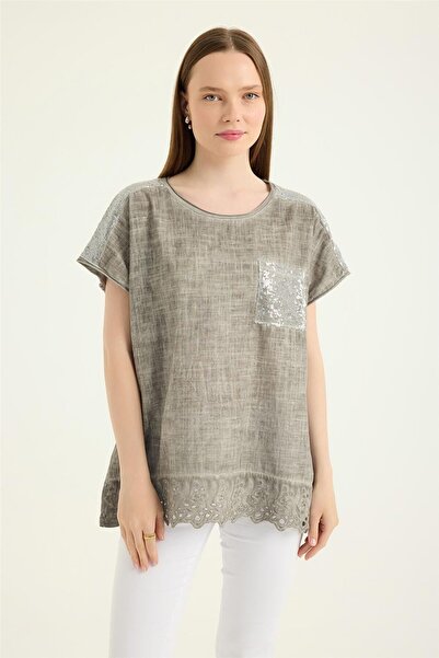 HomeStore Μπλούζα με κορδόνια που πλένεται