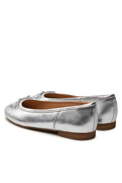 CLARKS women's ballerinas 26176380 silver