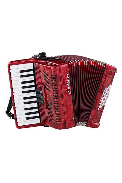 Startone Accordion Startone Piano Accordion 48 Red MKII