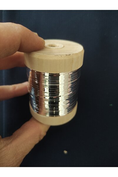 AKTAR HALİL Tel Kırma Teli - Gelin Teli Net 250 gr Makara Parlak Gümüş Rengi ...