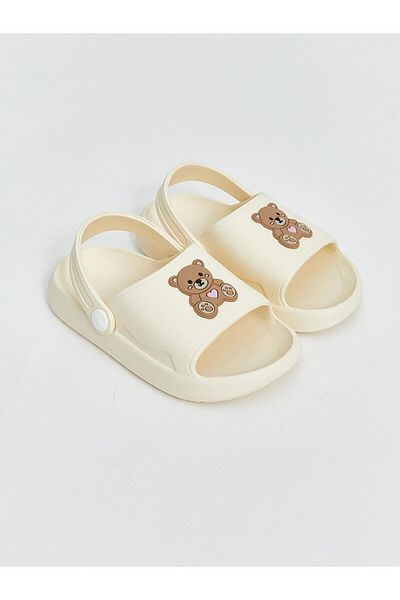 LC Waikiki شبشب بناتي مطبوع عليه دب من LCW STEPS (S5)