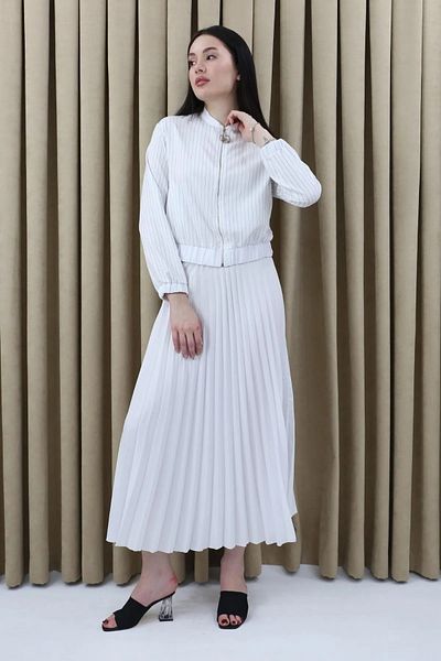 Armine TREND New Season 25Dsb668 Line Detailed Skirt Suit Modaayka