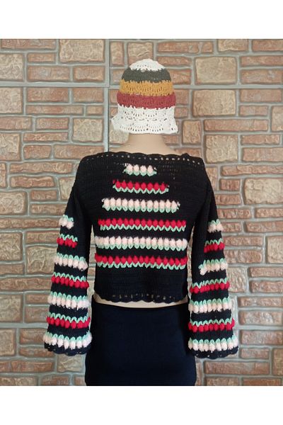 El örgüsü Ydr Design Double Sided Use Sweater