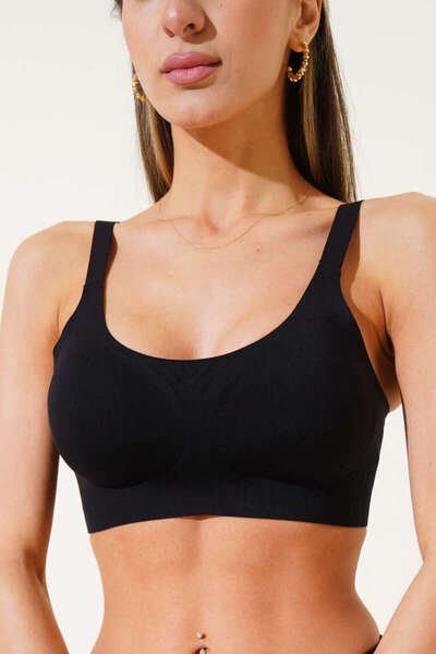 The Clover Lazer Kesim Dikişsiz Oval Kesim Çıkarılabilir Pedli Ayarlı Askılı ...